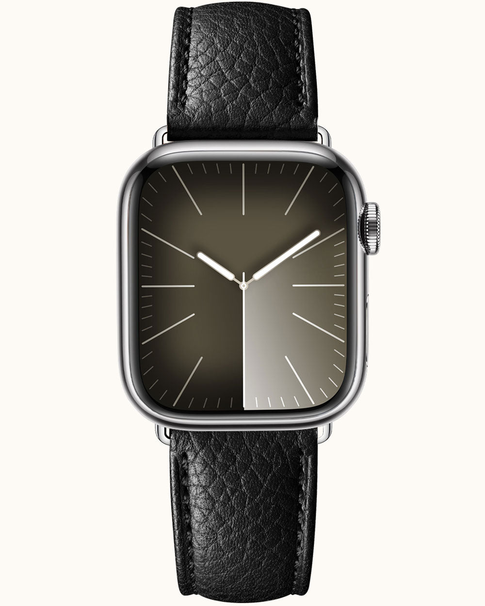 Epsom 1964 - Matte Black - Small Apple Watch Series 3-9 - Feminine - Buckle