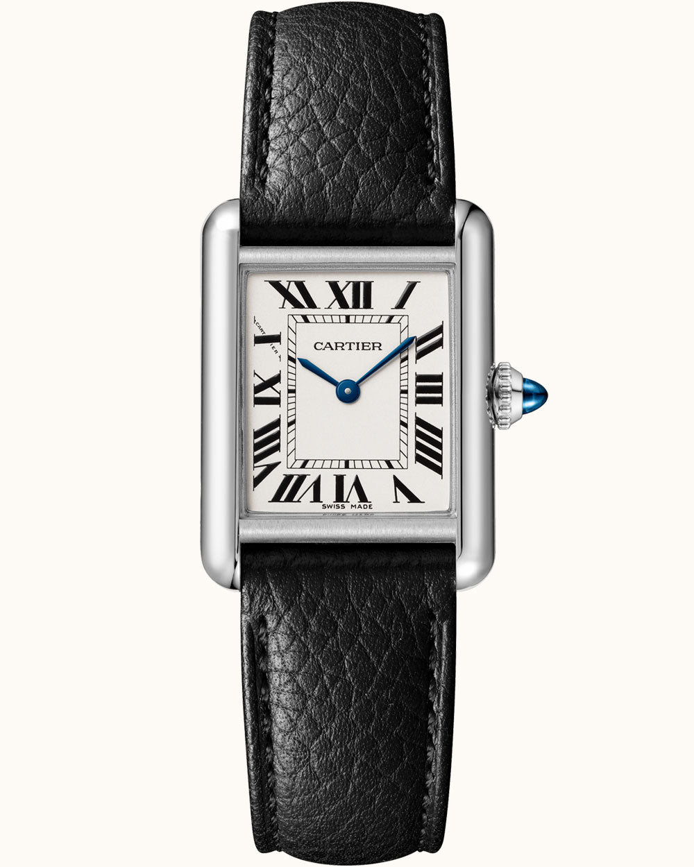 Epsom 1964 - Matte Black - Cartier Tank - Feminine - Buckle