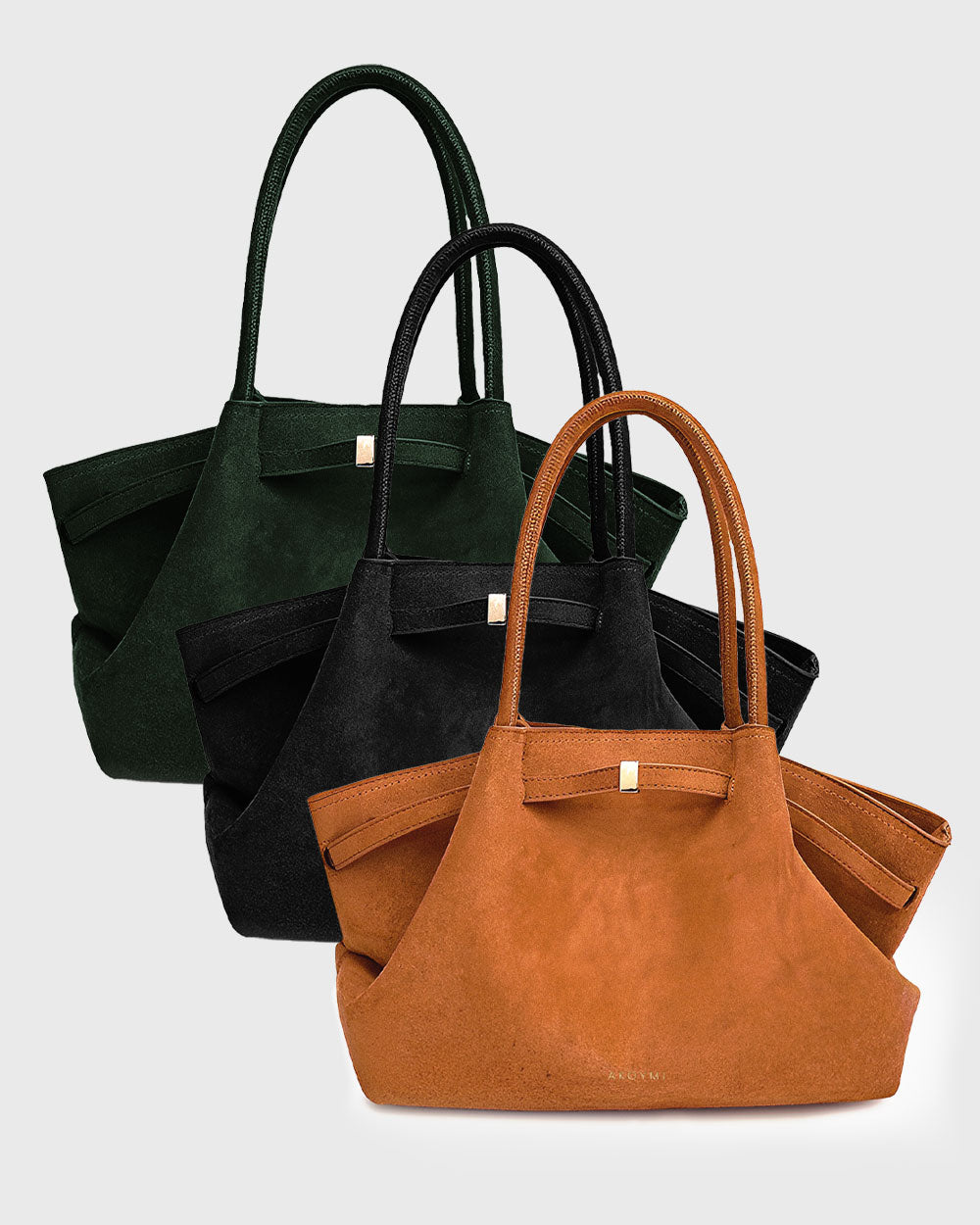 Soft Virginie 17 Suede Tote 3-Pack