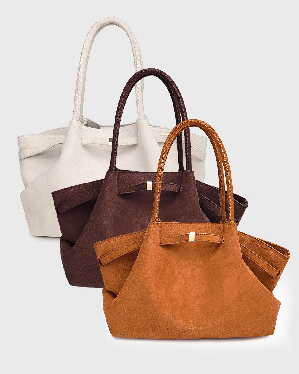 Soft Virginie 17 Suede Tote 3-Pack