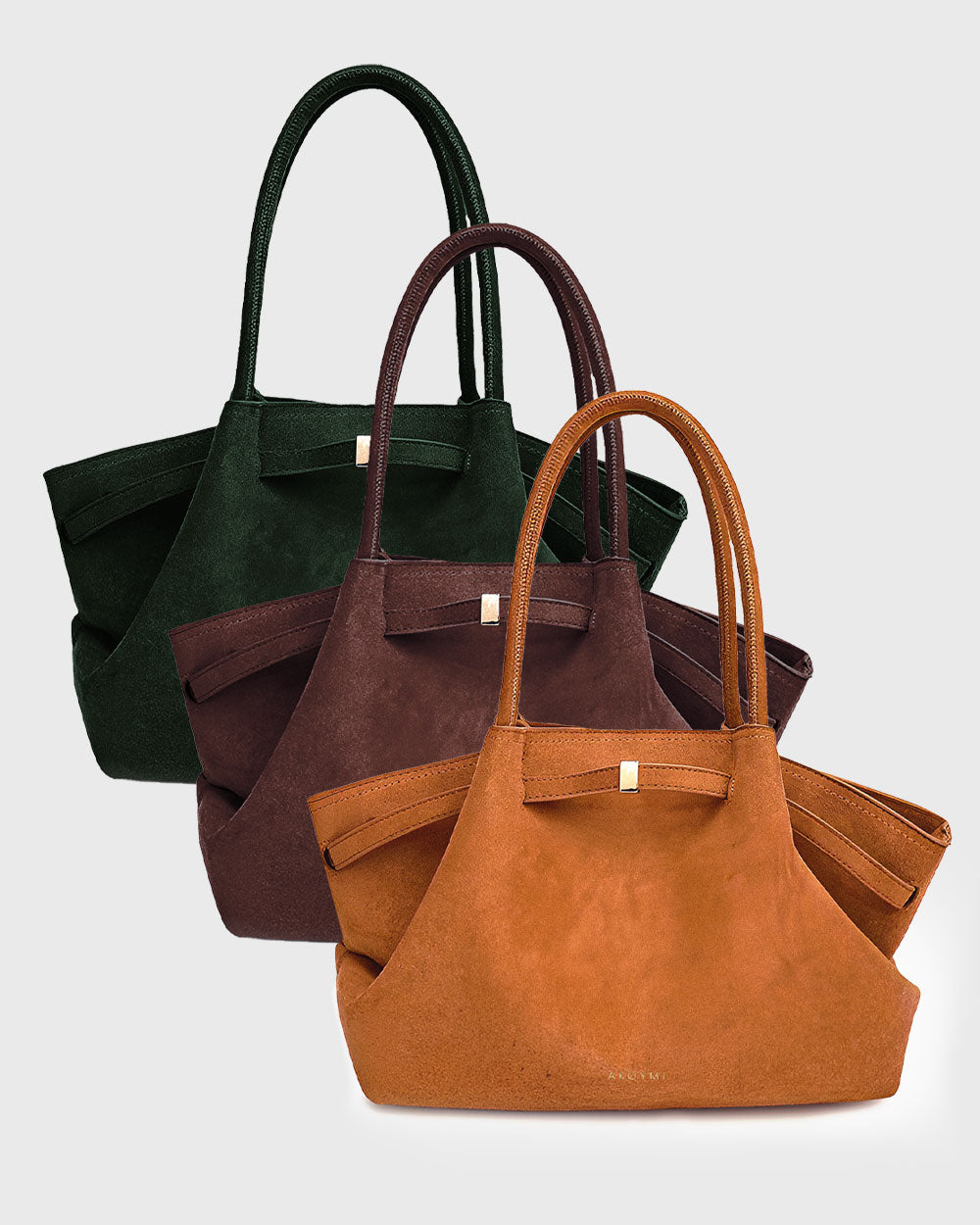 Soft Virginie 17 Suede Tote 3-Pack