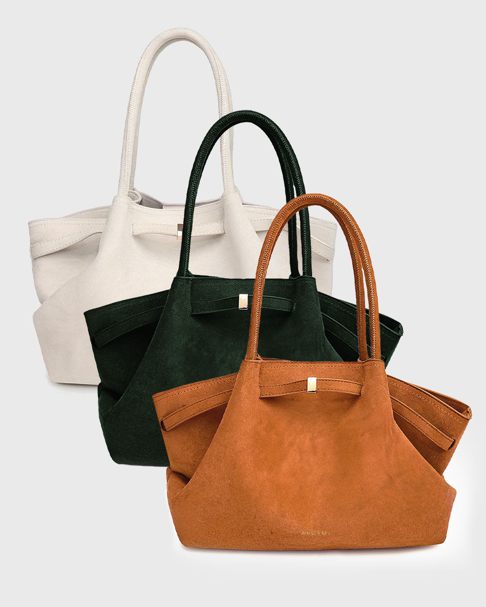 Soft Virginie 17 Suede Tote 3-Pack