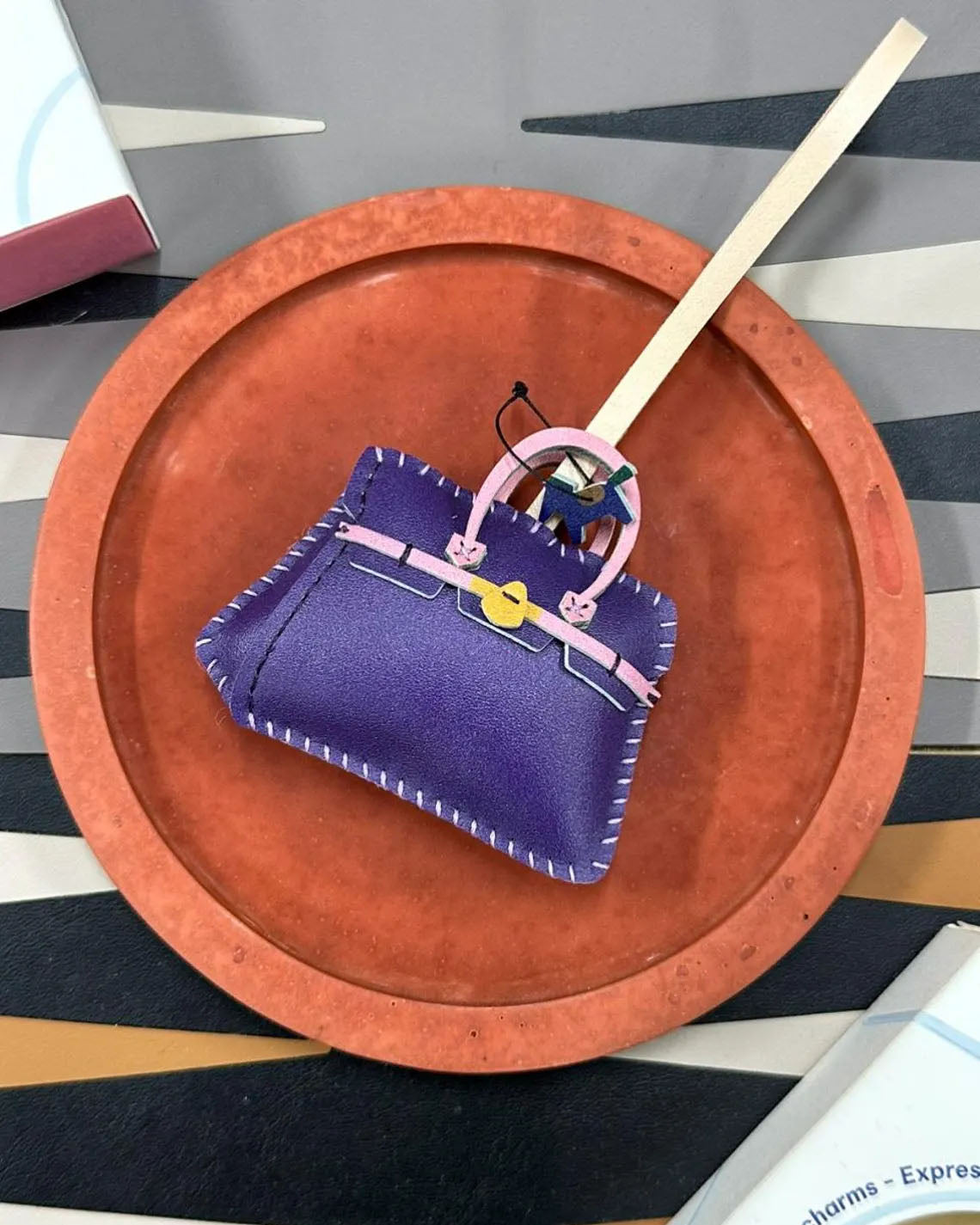 Handmade Leather Bag Charm (Buy 2 Get 1 Free)